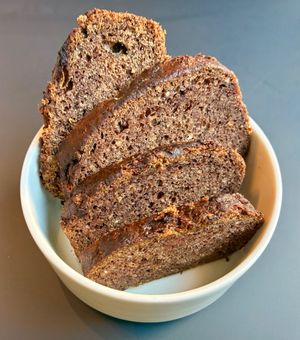 Banana bread  at Aquarelle in Wroclaw