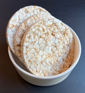 Rice cakes  at Aquarelle in Wroclaw