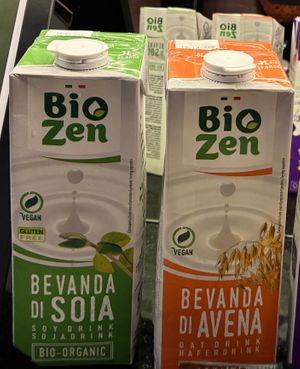 Milk alternatives  at Scandic Breakfast Restaurant in Wroclaw