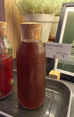 Iced coffee  at Scandic Breakfast Restaurant in Wroclaw