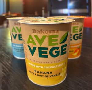 Vegan yoghurts  at Scandic Breakfast Restaurant in Wroclaw