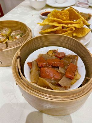Mock Squid in Satay Sauce  at Graceful Vegetarian in Markham