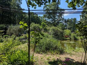Zaubergarten mit Seerosenteich at Cafe Zaubergarten in Dargen