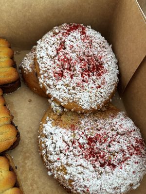 Vegan pastries  at Kostki in Warsaw