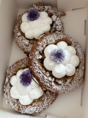 Vegan pastries  at Kostki in Warsaw