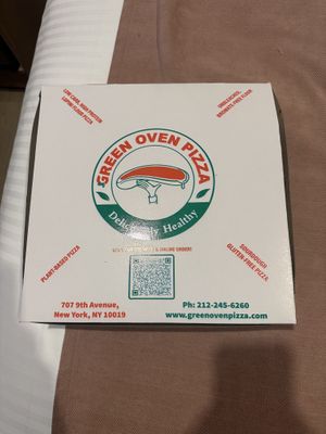  at Green Oven Pizza in New York City