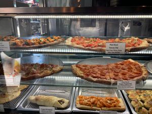 Vegan pizzas at Green Oven Pizza in New York City