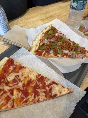   at Green Oven Pizza in New York City