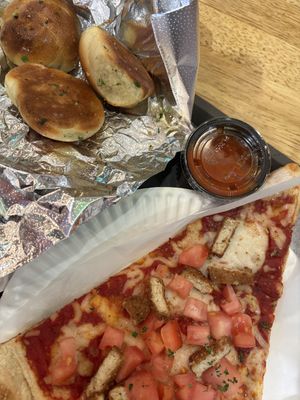   at Green Oven Pizza in New York City