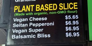   at Green Oven Pizza in New York City