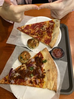   at Green Oven Pizza in New York City