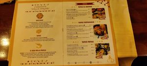 Menu at Ristorante Spagnolo - El Duende in Lazio