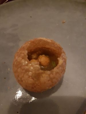 Pani Puri at Veggiesaurus in The Hague