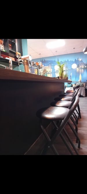 Inside (bar area/trying not to take pics of people without their consent) at Veggiesaurus in The Hague