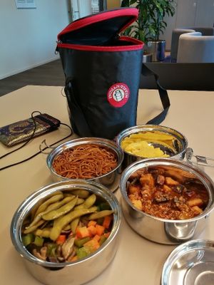 A fresh delivery from Veggiesaurus. at Veggiesaurus in The Hague