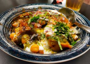 Once more - samosa cha(a)t.  at Veggiesaurus in The Hague