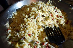 Cooking workshop 'Quick fix vegan meals', November 2014. at Veggiesaurus in The Hague