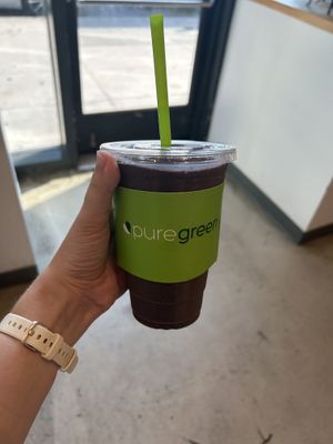 Purple Haze Smoothie  at Pure Green - Dean Street in Brooklyn