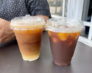 Iced coffee. Delish!  at PAC Pastries in Wilton Manors