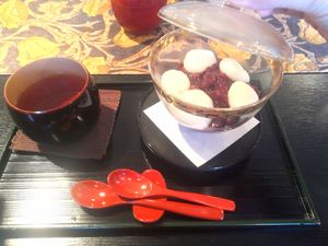 Zenzai froid at Urushi No Mi - 漆の実 in Kanazawa