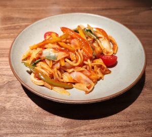 pasta at Xīn Chéng Shàn Shí (Xin Bai Store) - 心澄善食(新百店) in Nanjing