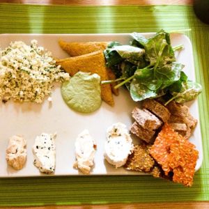 what you could have in your plate at Graine de Soleil in Geneva