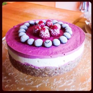 Cheesecake at Graine de Soleil in Geneva