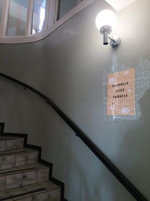 More tables on the upper floor at Nikolai Ice cream in Pohjois-karjala