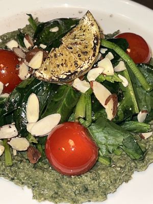 Spinach Lemon Hummus   at BLU - 블루서울 in Seoul