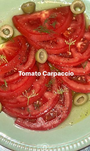 Tomato Carpaccio  at BLU - 블루서울 in Seoul