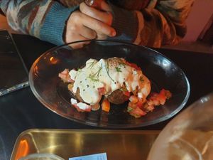 Greek lemon falafel at BLU - 블루서울 in Seoul