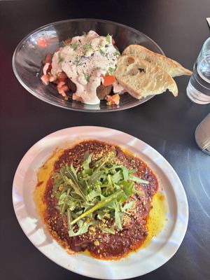 Lasagna and Falafel  at BLU SEOUL - 블루서울 in Seoul