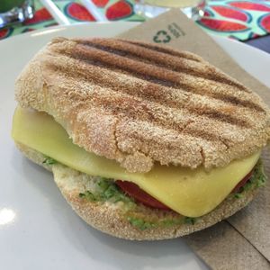 vegan panini  at Carrot Cake in Dusseldorf