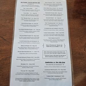 Main menu page 2 at Nutmeg's Cafe in Sebring