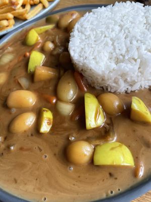 Japanese vegetable curryy  at Café Iluliaq in Ilulissat
