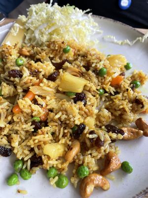 Pineapple fried rice  at Café Iluliaq in Ilulissat
