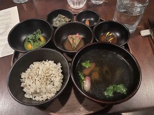 Vegan tasting menu   at Baroo in Los Angeles