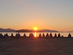 Retreat-friendly space for yoga, meditation, and mindfulness at Hotel Korinjak in Veli Iz