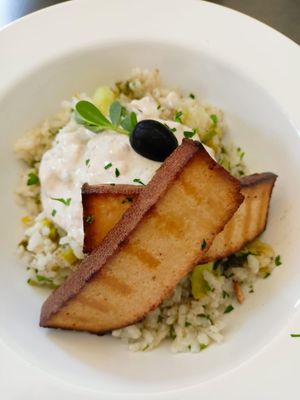 Vegan options available at every meal at Hotel Korinjak in Veli Iz