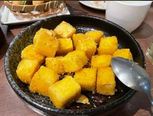 fried tofu cubes at LITE DIM SUM in Kaohsiung