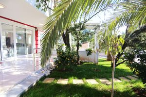 Our mediterranean garden at Pension Cherry Blossom in Liznjan