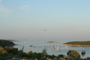 The Croatian Adriatic Sea is known for its cleanliness and stunning beauty.  at Pension Cherry Blossom in Liznjan