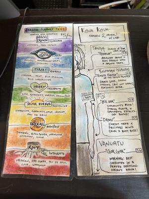   at Just Be Kava x Coffee  in Asheville