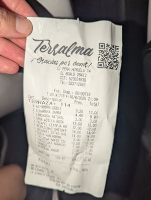  at Terralma Cocina Viva in Madrid