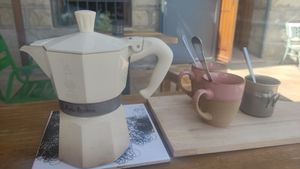 Café , de cafetera italiana at Terralma Cocina Viva in Madrid