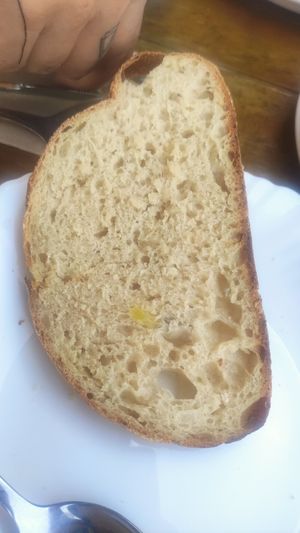 Pan casero at Terralma Cocina Viva in Madrid