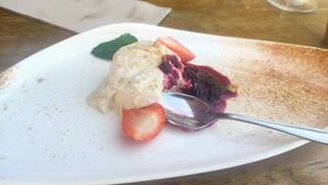 Panacotta at Terralma Cocina Viva in Madrid