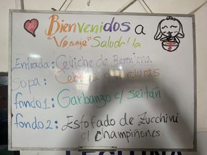 Menu 12 Soles  at Veguie House Godmy's - Veggie Saludable in Urubamba