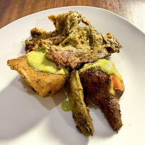 Main: potatoes and mushrooms   at Veguie House Godmy's - Veggie Saludable in Urubamba