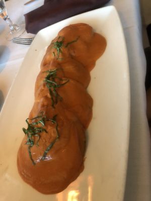 Walnut vegan Ravioli  at Panevino in Las Vegas